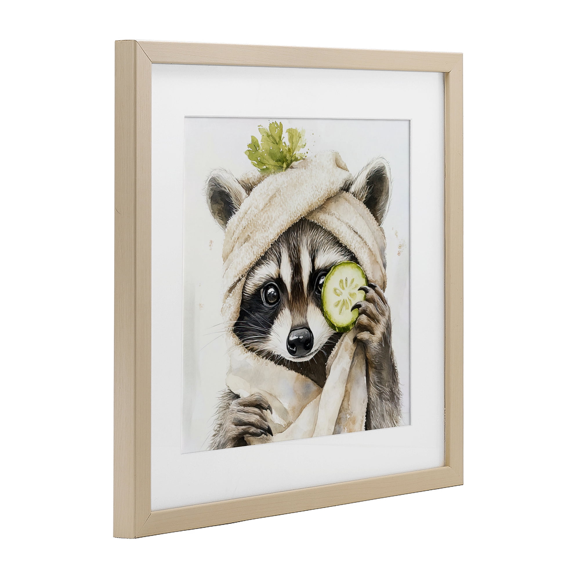 Stupell Industries Time To Depuff Self Care Birch Framed Print Under Glass, design by Tina LeCour