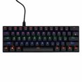 thumbnail image 2 of mecánico compacto para juegos, 61 teclas, interruptores iluminados y verde, LED tipo USB con cable, resistente al agua para  verde negro perfke Teclado para juegos, 2 of 9