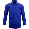 thumbnail image 2 of Monsieur Camisa de Vestir Regular Fit  Azul Rey, 15.5" Cuello 34" Manga Monsieur 13052L, 2 of 4