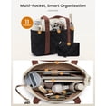thumbnail image 3 of Bolsa de mano LOVEVOOK Puffer 27L para portátil de mujer de 15.6 pulgadas, 3 of 9