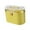 Yellow, variant on Home Organiser Storage Box Organization Bin with Lid and Handle Two Compartments for Jewelry Crafts Kids Toy Household Family Pink