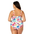 thumbnail image 2 of Anne Cole Plus Size Paisley V-Wire One-Piece Swimsuit 16, 2 of 4