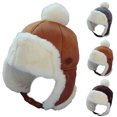 thumbnail image 1 of Zhaomeidaxi Little Boys Winter Hat with Large Flaps Kids Nylon Russian/Aviator Winter Earflap Cap, 1 of 8