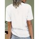 thumbnail image 3 of Camiseta gráfica de conejito de Pascua y canasta de huevos para mujer: camiseta informal de manga corta con cuello redondo gris, 100 % algodón suave, camiseta lavable a máquina para adultos, hombres,, 3 of 7