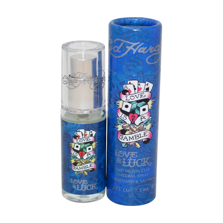 Ed Hardy Love & Luck Love Is A Gamble Eau De Toilette Spray 0.25 Oz / 7.5 Ml for Men Walmart