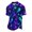 Sky Blue, variant on JULMCOMO Halloween Polo Shirts for Men Cat Ghost Pumpkin Print Collared Short Sleeve Casual Loose Comfy Golf Shirts Holiday Party Graphic Tees Deep Red L