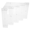 thumbnail image 3 of Phenofice Clear Acrylic Tiered Riser Display Shelf for Desktop Figure and Perfume Organization, 3 of 8