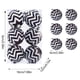 thumbnail image 3 of 6 Hand Drawn Christmas 6cm PVC Box Christmas Tree Decoration Pendant Christmas Window Display Holiday Gift, 3 of 6