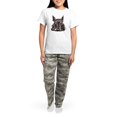 thumbnail image 4 of CafePress - Scottish Terrier Women's Light Pajamas - Women's Short Sleeve Print T-Shirt and Pants Light Cotton Pajama Set, 4 of 7