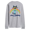 thumbnail image 2 of Pete The Cat - Life Is Groovy - Men's Long Sleeve Graphic T-Shirt, 2 of 5