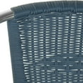 thumbnail image 6 of SAFAVIEH Wrangell Outdoor Patio Stacking Arm Chair,Teal, Set of 2, 6 of 9
