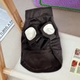 thumbnail image 2 of Dog Pullover Spring Fall Pet Sweatshirt Thin Solid Color Elastic Soft Breathable Short Sleeve Two Legs Sweater Small Dog Bottom Shirt Clothes, 2 of 8