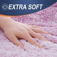 thumbnail image 4 of Buganda Microfiber Bathroom Rugs, 20"x30" Purple Luxury Extra Soft and Absorbent Bath Mat, Non-Slip Plush Bath Carpet, 4 of 8