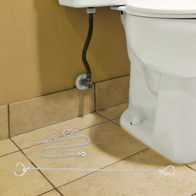 LEXSOMEO 2pcs Toilet Accessories Flush Handle Chain Hook Chain For