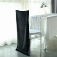 thumbnail image 3 of BalsaCircle Black Soft Velvet Chiavari Dining Chair Back Slipcover Wedding Party Events Home Decorations Supplies, 3 of 8