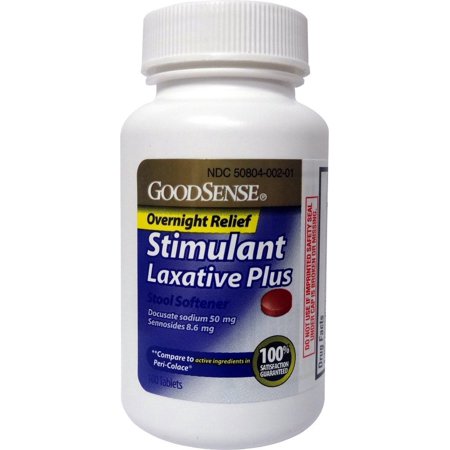 Good Sense Overnight Relief Stimulant Laxative Plus (24 Units Included)