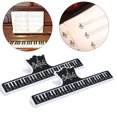 thumbnail image 4 of Clip de Note de Musique Robuste contre les Rayures, Belle Apparence Accessoires de Performance Instrument, Guitare pour la Maison Jaune, Noir, 4 of 8