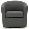thumbnail image 3 of Fox Hill Trading Windsor Swivel Chair, Dark Gray, 3 of 5