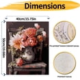 thumbnail image 3 of Paint by Numbers Kit for Adults Beginner, Tree Moon Easy DIY Oil Painting Kits Home Wall Decor 16x20 Inch (Without Frame),Pink Rose, 3 of 6