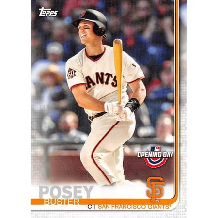 2019 Topps Opening Day #105 Buster Posey San Francisco Giants Baseball (Best Of San Francisco 2019)