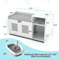 thumbnail image 6 of INNVELLO Litter Box Enclosure With Top Opening Cat Litter Box Furniture Hidden, 6 of 9