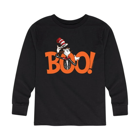 Dr. Seuss - Boo Cat - Toddler And Youth Long Sleeve Graphic T-Shirt