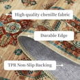 thumbnail image 3 of HOMERRY 9' x 12' Area Rug for Living Room Washable Bedroom Floral Geometric Carpet for Floor Decoration, Beige/Yellow, 3 of 6
