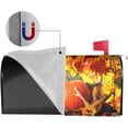 thumbnail image 4 of Fall Harvest Mailbox Cover Magnetic Standard Size 18" X 21", Autumn Thanksgiving Pumpkin Maple Leaves Mailbox Wraps Post Letter Box Cover Garden Yard Outdoor Decorations, 4 of 6