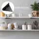 thumbnail image 5 of 4 Pcs Floating Shelf Brackets, Heavy Duty Hidden Floating Shelves Brackets, 4 x 3 Inches T, 5 of 5