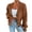 Brown, variant on Purcolt Women's Chunky Knit Open Front Cardigan Sweaters V Neck Button Down Loose Short Cardigan Fall Outerwear Coats