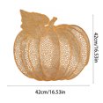 thumbnail image 3 of xaoyunyn Decorative Hollowed Out Pumpkin Shaped PVC Placemats for Parties,Holidays Everyday Use,Oil Proof,Heat Insulation,Easy to Clean,Non Slip Table Mat, 3 of 6