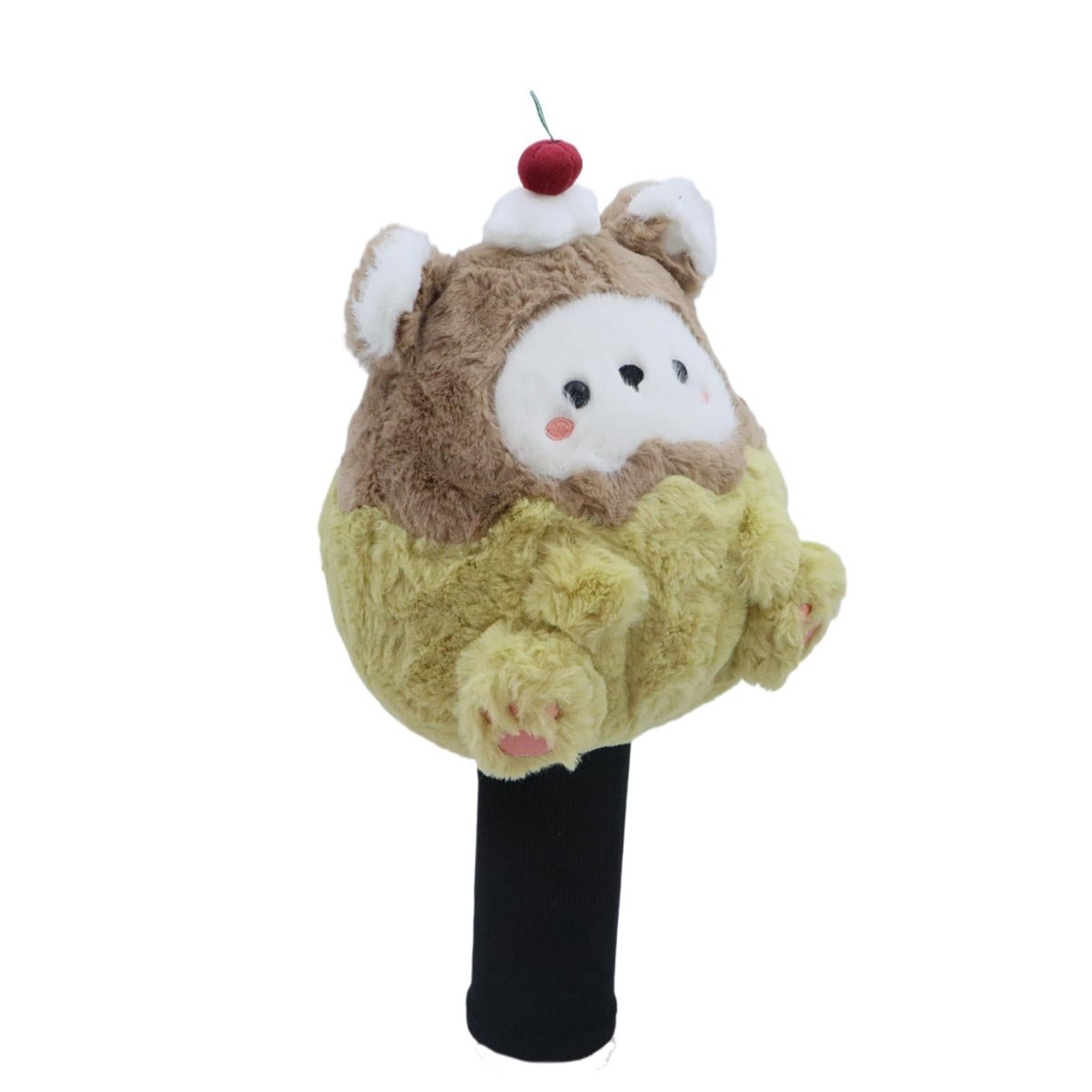 funtasica Driver Headcover Golf Driver Head Cover Cartoon Bear Plushie, Easy on Off, Cute Funny Protection Golf Club Cover for Friends