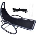 thumbnail image 4 of Black Replacement Seat Cloth for Textilene Hanging Swing Chair - 64x197x23CM, 4 of 8