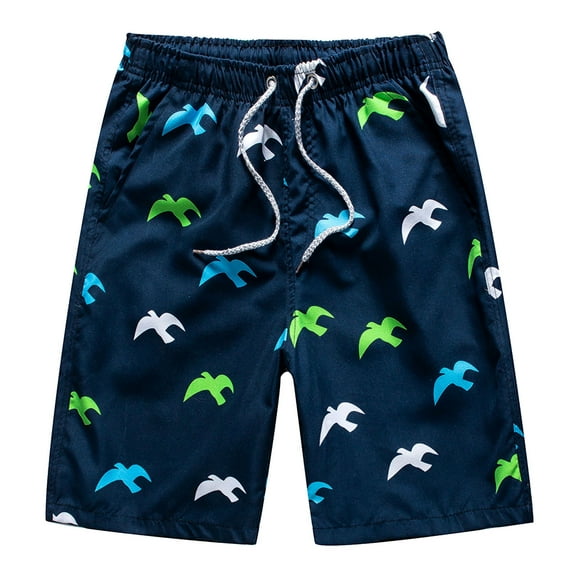 Puntoco Pants for Men,Men Colthing Clearance,Men'S Plus Siz Quick-Drying Shorts Sports Surfing Printing Seaside Beach Shorts Swimming Trunks Navy