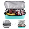 thumbnail image 2 of Insulated Soft Beach Cooler with Adjustable/waterproof and Zipper Close, green, 2 of 7