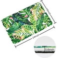 thumbnail image 4 of Leaf Bathroom Rugs,Green Leaves Bathroom Mat, Non Slip Ultra Soft and Water Absorbent Bathroom mats, Memory Foam Bathroom Rug, 24 x 16 Inches, Machine Washable Quick Dry, 4 of 6