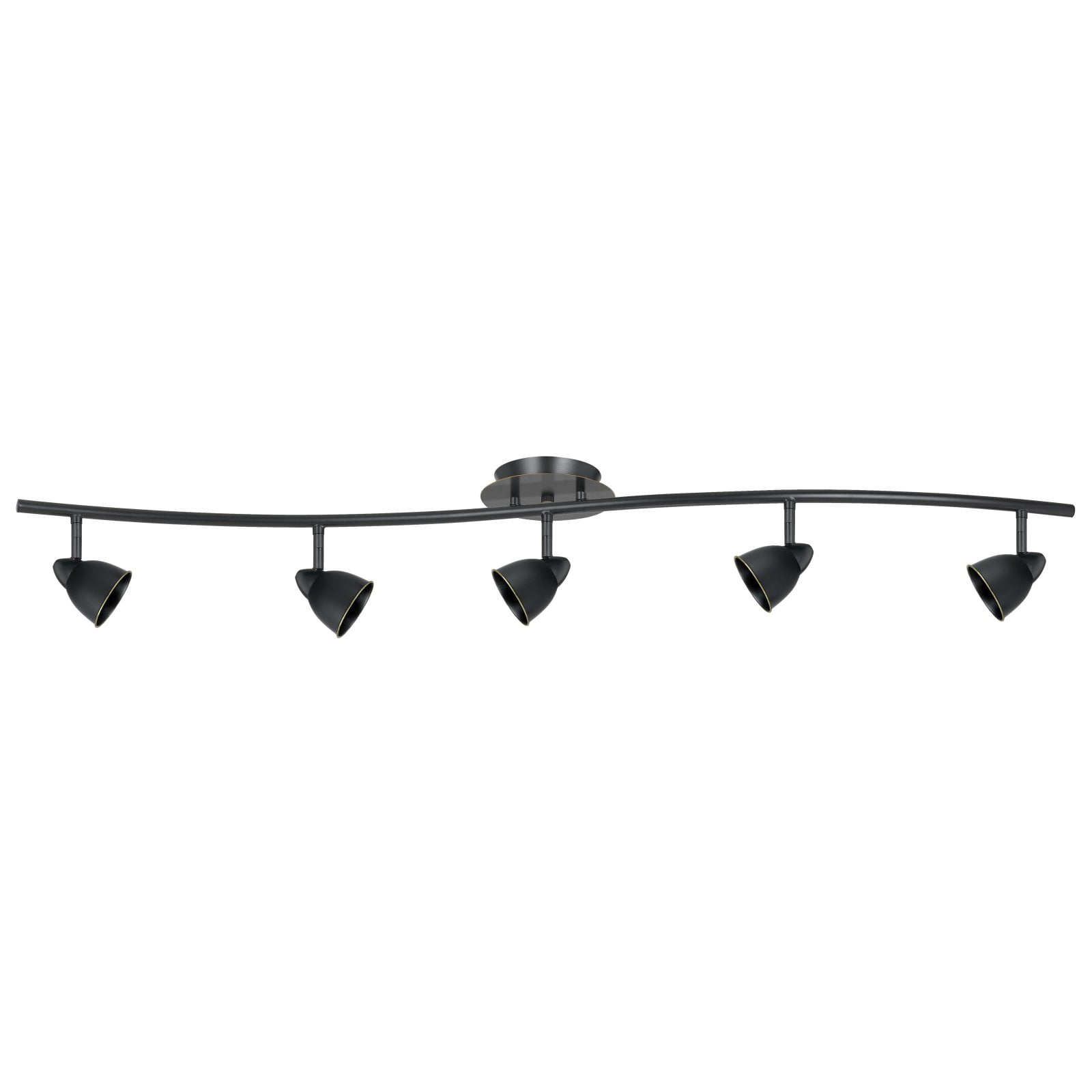 Serpentine 5 - Light Brushed Steel / Silver Track Lighting