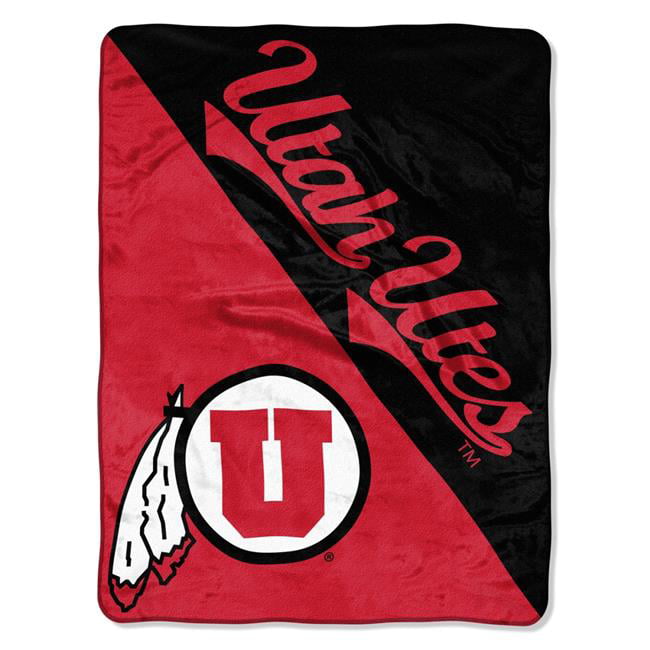 Utah State Aggies Plush Raschel Throw Blanket 50x60 NWT 
