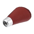 thumbnail image 5 of Unique Bargains1 Set 5 Speed Car Gear Shift Knob Black Lid Red Faux Leather with Black Thread with Accessories Black Red, 5 of 6