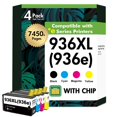 thumbnail image 1 of Cartuchos de tinta compatibles H-Party 936XL negro y color, combo, 1 of 7