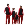 thumbnail image 3 of MAWCLOS Mommy Dad Child Xmas Pjs Elastic Waist Nightwear Holiday Tree Print PJ Sets Red Kids 6-7Y, 3 of 9