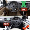 thumbnail image 2 of RHD Right Side Driver Car Interior Front Rear Door Window Lift Switch Button Panel Trim Cover Replace For BMW 5 Series G30 G31 F90 525i 530i 540i (Bla, 2 of 5
