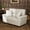 White, variant on Morden Fort White Leather Couch Sofa, Modern PU Leather Couch with Pillows for Living Room, Bedroom, Office, Apartment