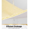 thumbnail image 5 of UniVerse Shower Mat,32 x 24 Inch Non Slip Bath Mat for Tub,Soft PVC Loofah Bathtub Mats with Drain Holes, Quick Drying Bathroom Stall Floor Mat, Bathroom Accessories Without Suction Cup, Beige, 5 of 14