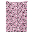thumbnail image 3 of Ambesonne Panda Tablecloth Rectangular Table Cover, Waving Greeting Animal, 52"x70", Pale Pink Charcoal Grey, 3 of 4