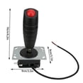 thumbnail image 2 of Joystick de vol à 8 directions avec gâchette et bouton de tir supérieur pour jeu d'arcade, 2 of 4