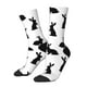 thumbnail image 1 of Balery Black Rabbit Calcetas Largas con Estampado para Hombre y Mujer – Suaves y Transpirables, Talla Única (US 5-11), 1 of 6