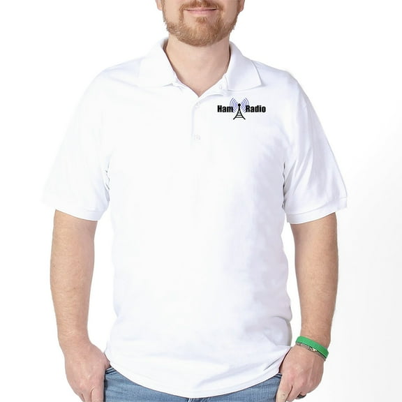 CafePress - Ham Radio Golf Shirt - Golf Shirt, Pique Knit Golf Polo