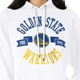 thumbnail image 3 of Women's G-III 4Her by Carl Banks  White Golden State Warriors City Pullover Hoodie, 3 of 3