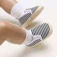 thumbnail image 6 of Otqutp Children Comfortable&nbsp;Sneakers Spring Summer Baby Toddler Shoes For Boys Girls Casual Shoes Lightweight Flat Sole Solid Color Stripes Slip On Shoes, 6 of 9